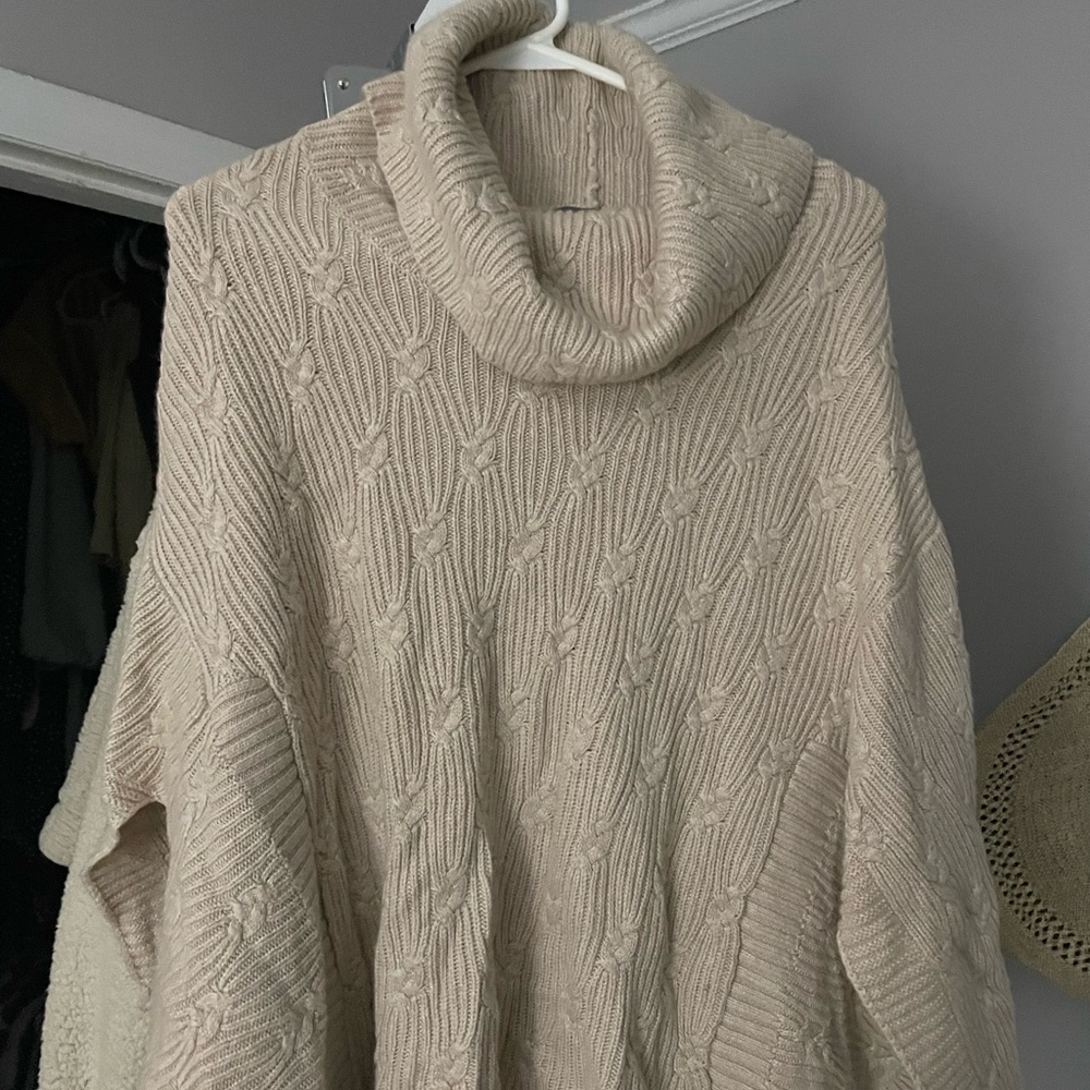 Sweater poncho from Neiman Marcus